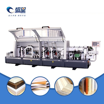 Buy Automatic Pvc Edge Banding Machine With Double Trimming And Pre Milling Corner Trimming online manufacture