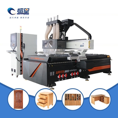 1300×2500mm CNC Wood Router Machine For Kitchen Cabinet And Furniture Production