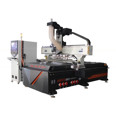 1325 2030 2040 Linear ATC Wood CNC Router Machine 3 Axis High Speed Customized