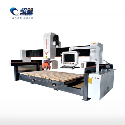 15 KW 4 Axis Cnc Marble Cutter Cnc Stone Cutting Bridge Saw For Granite